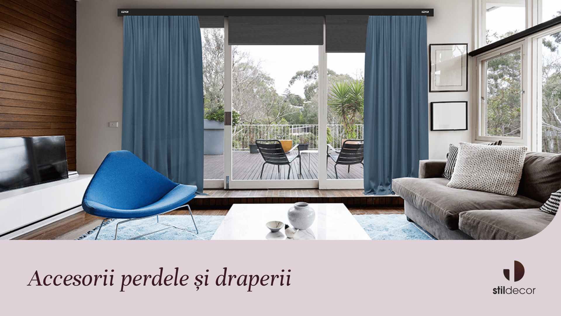 Accesorii perdele și draperii - alege-le pe cele potrivite pentru încăperile tale