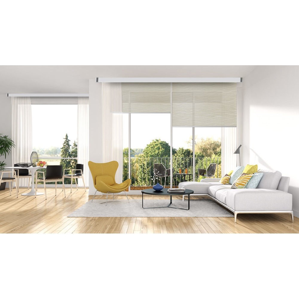 Galerie simpla Square suport 9 cm negru lucios