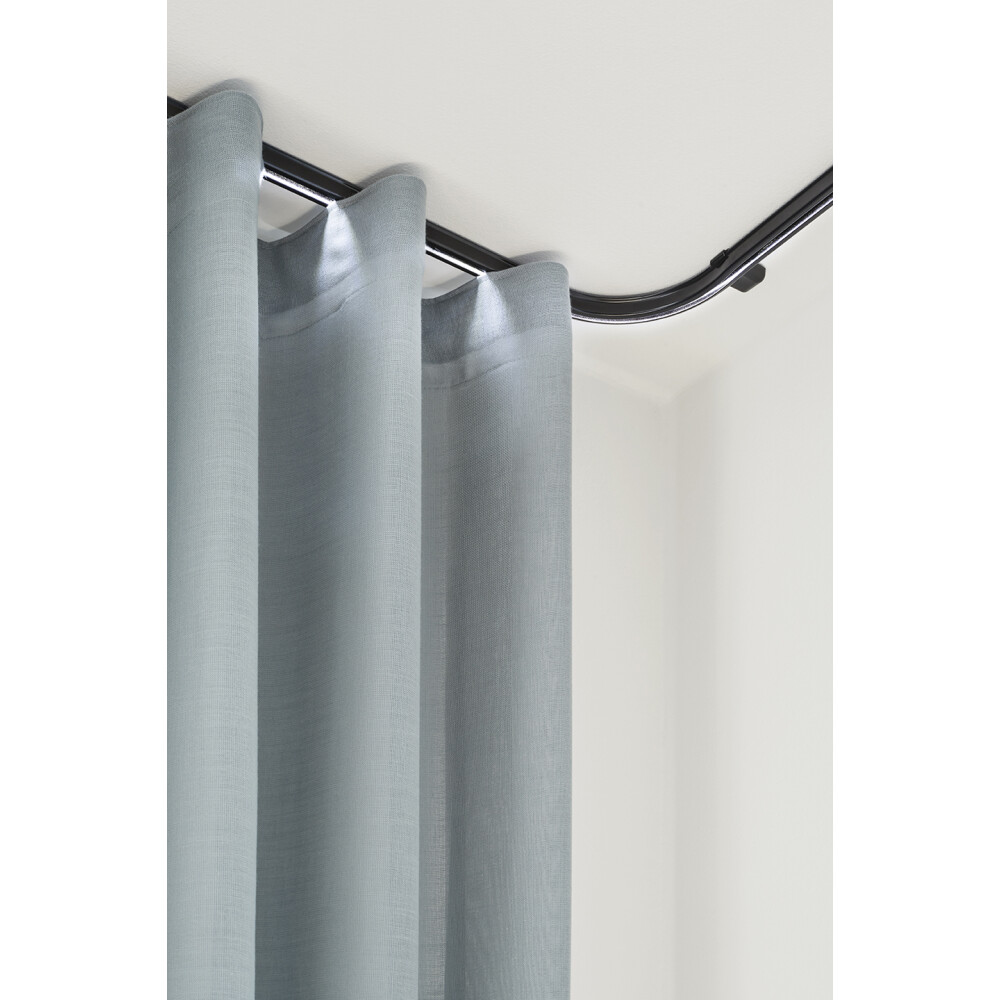 Sina aluminiu negru CurtainLight