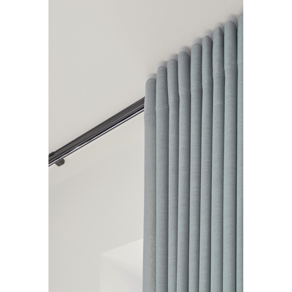 Sina aluminiu negru CurtainLight