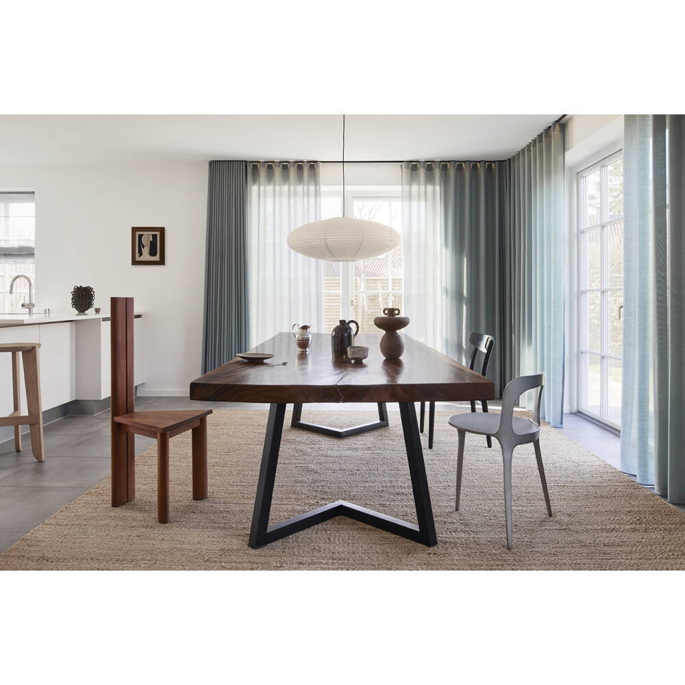 Sina aluminiu negru CurtainLight
