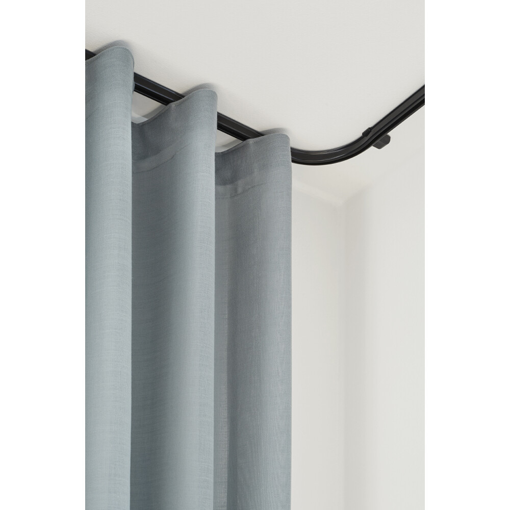 Sina aluminiu negru CurtainLight