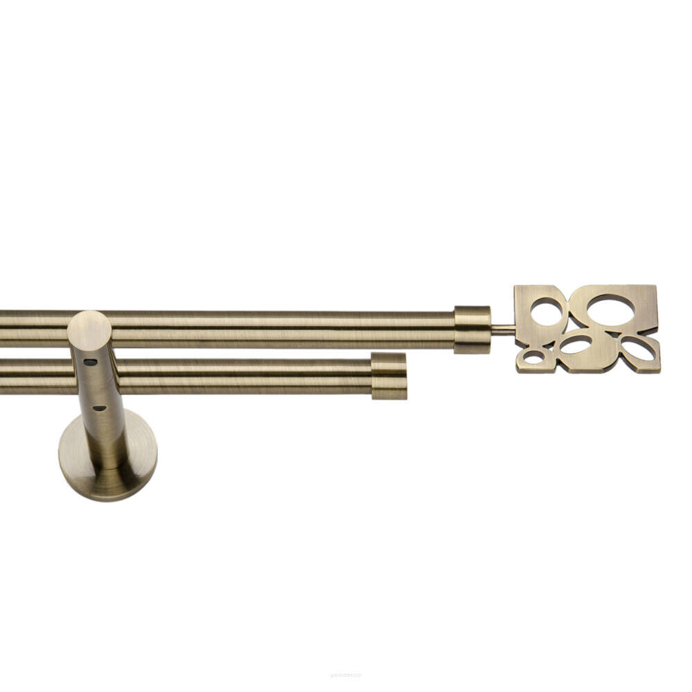 Galerie dubla Bisette suport universal aur antic 19mm