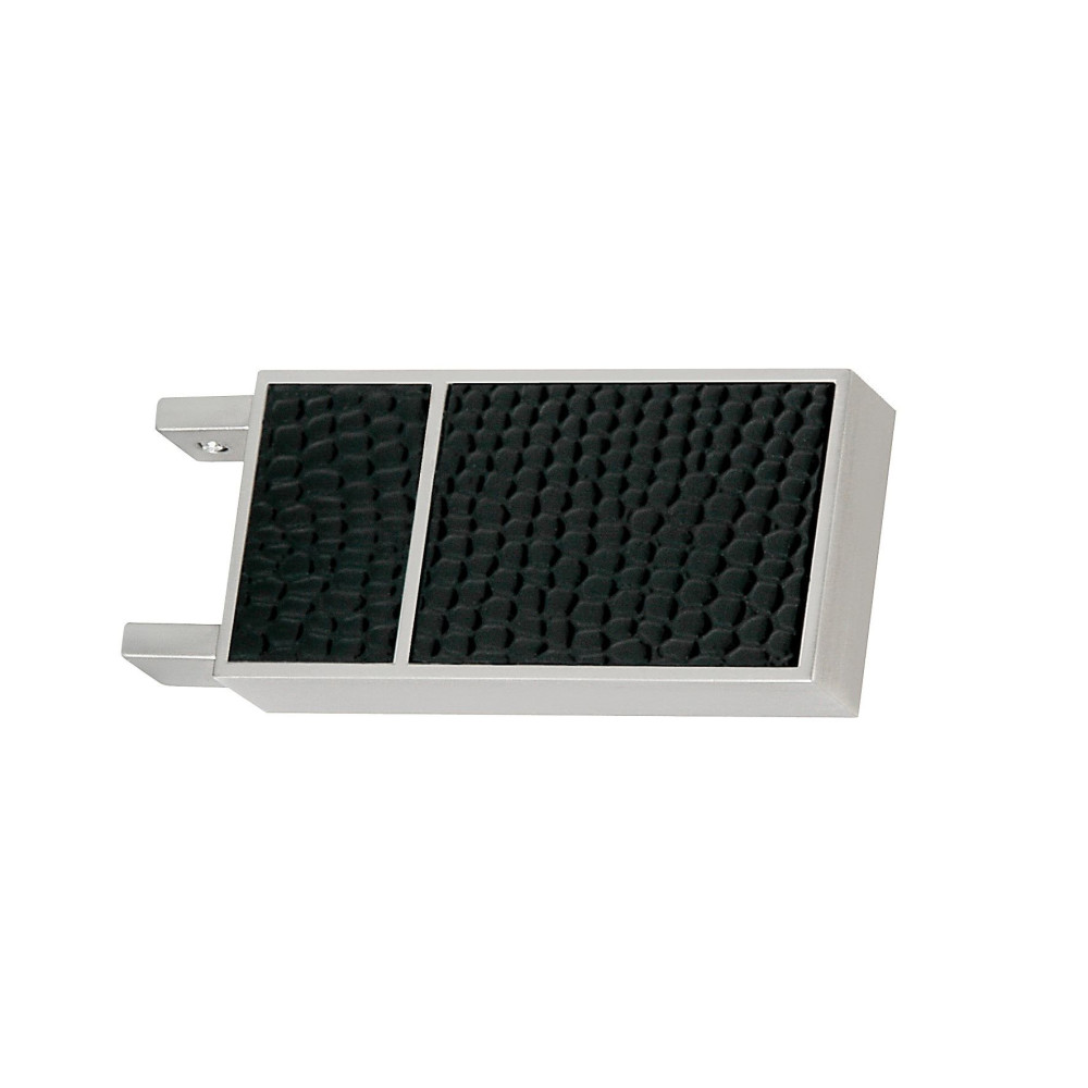 Galerie dubla Square line Boss Negru crom mat