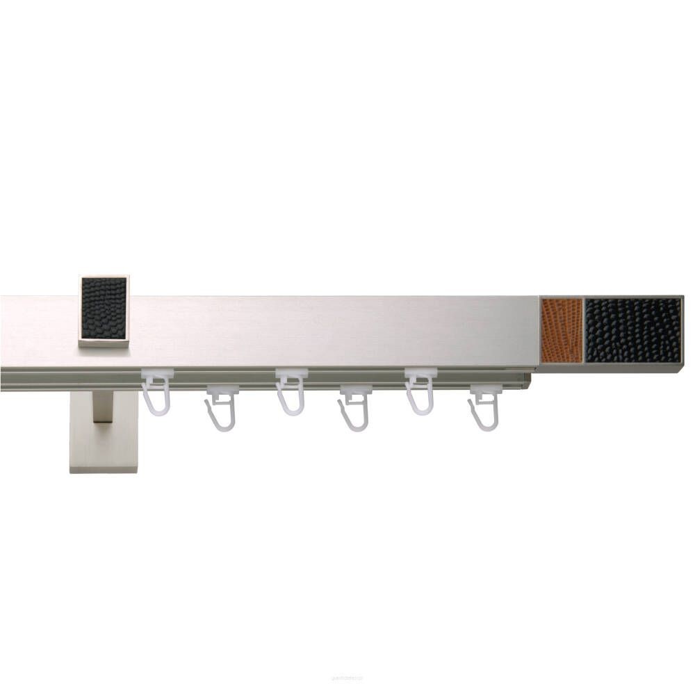 Galerie dubla Square line Boss Duo 1 cu capacel suport crom mat