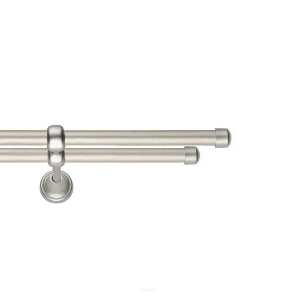 Galerie dubla Capacel crom mat 16mm