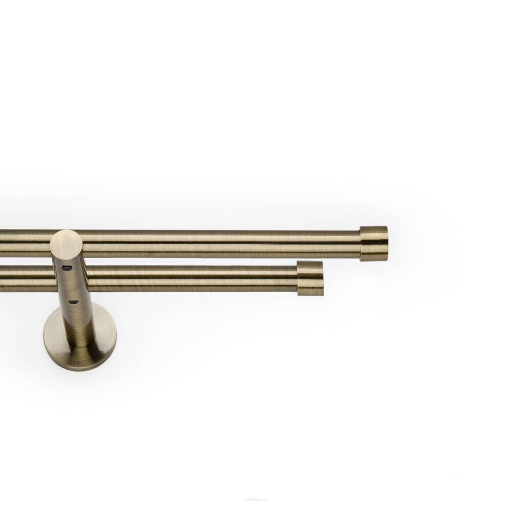 Galerie dubla Capacel suport universal aur antic 19mm