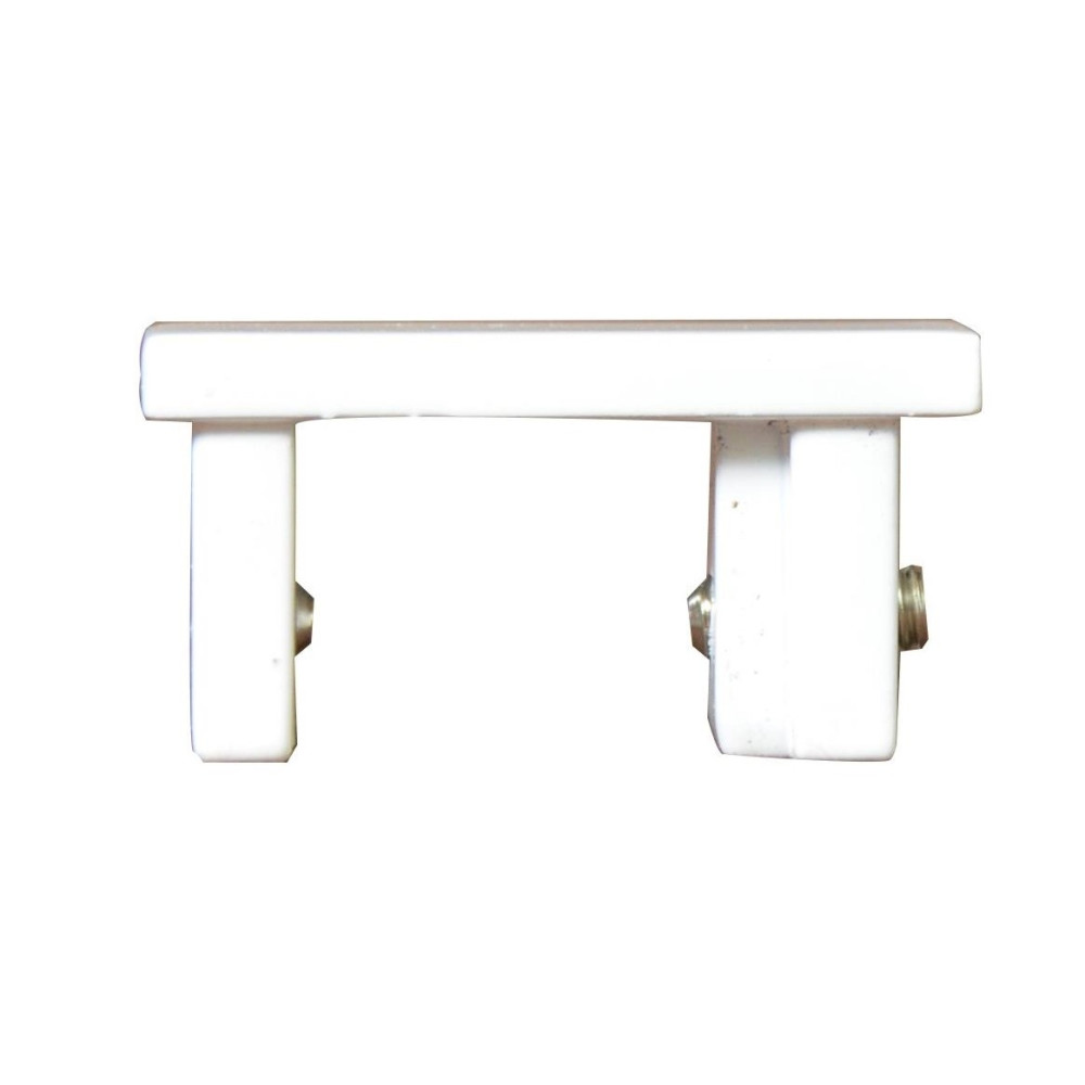 Galerie dubla Square suport 21 cm alb lucios