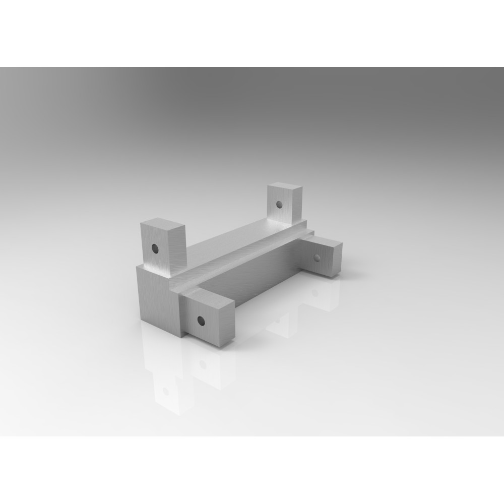 Galerie simpla capacel suport 21 cm crom mat