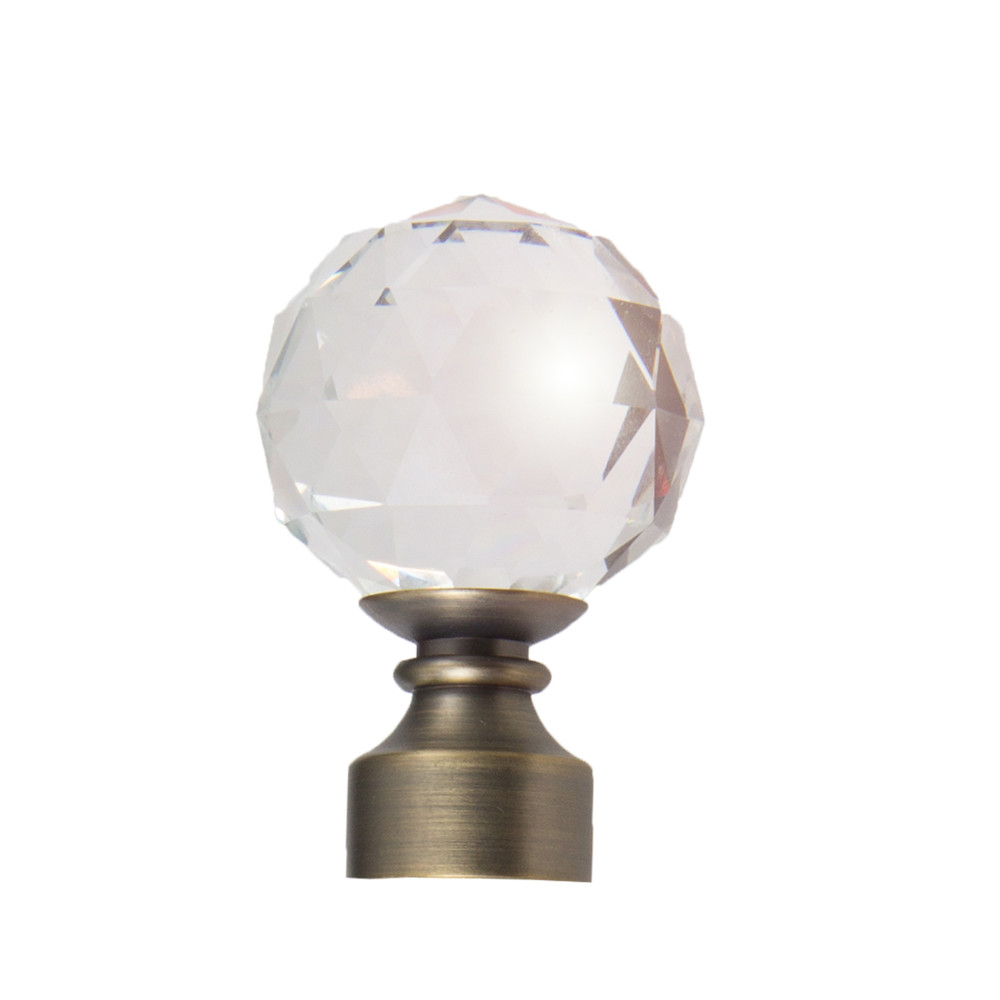 Galerie dubla Kula Crystal 19mm patyna