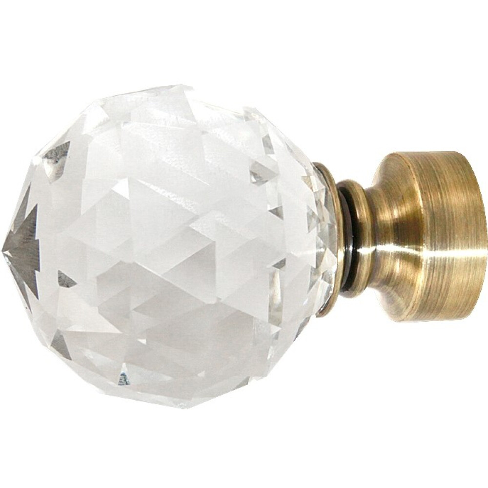 Galerie simpla Kula Crystal suport universal aur antic 19mm