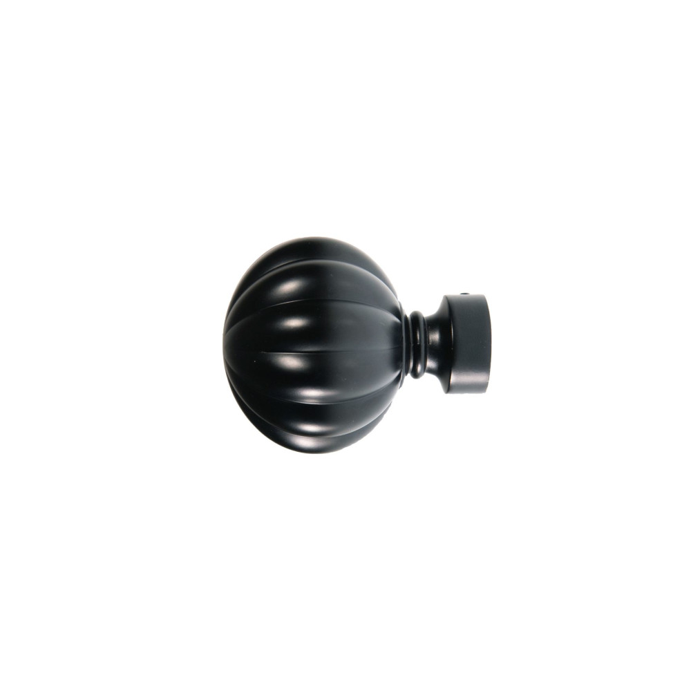 Galerie simpla profil Lotus negru 25mm