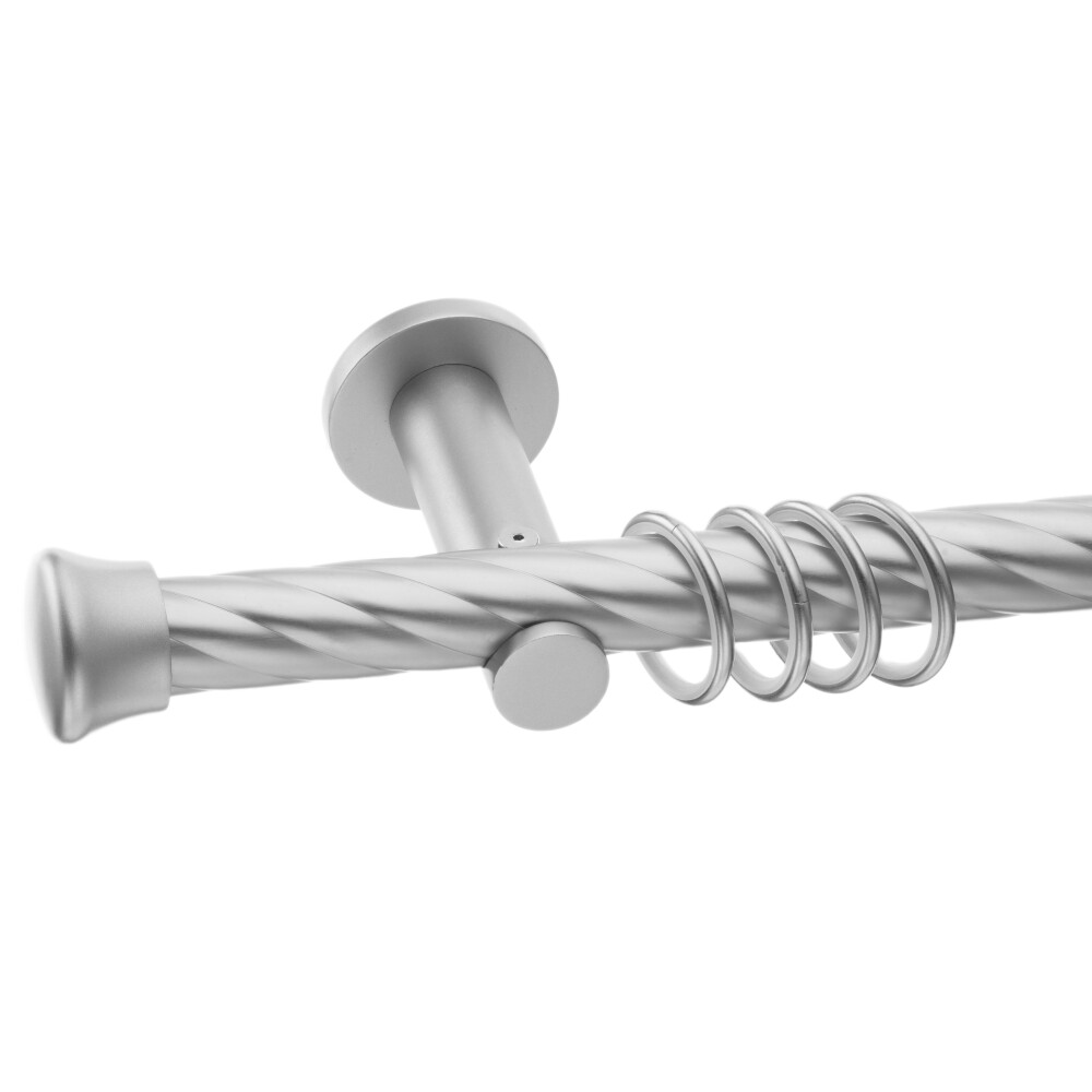 Galerie simpla Fulda teava twister suport universal crom mat 25mm