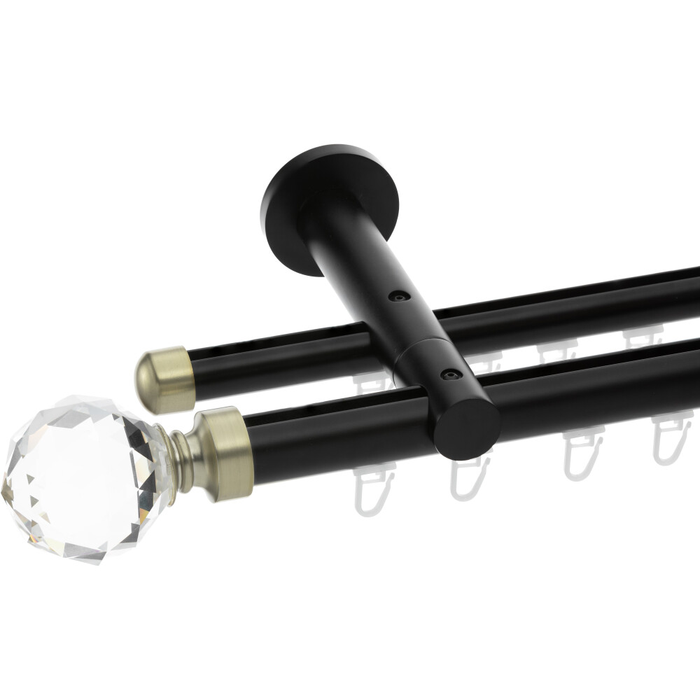 Galerie dubla Kula Crystal profil black gold