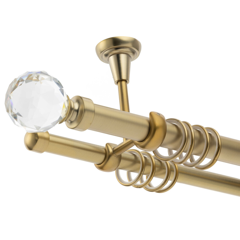 Galerie dubla tavan Kula Crystal gold 25mm