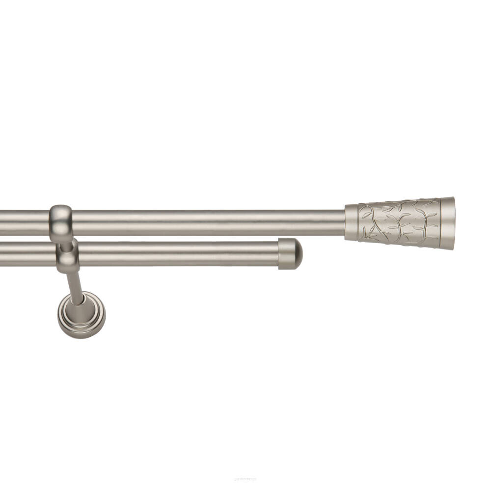 Galerie dubla Sevilla fara inele crom mat 19mm