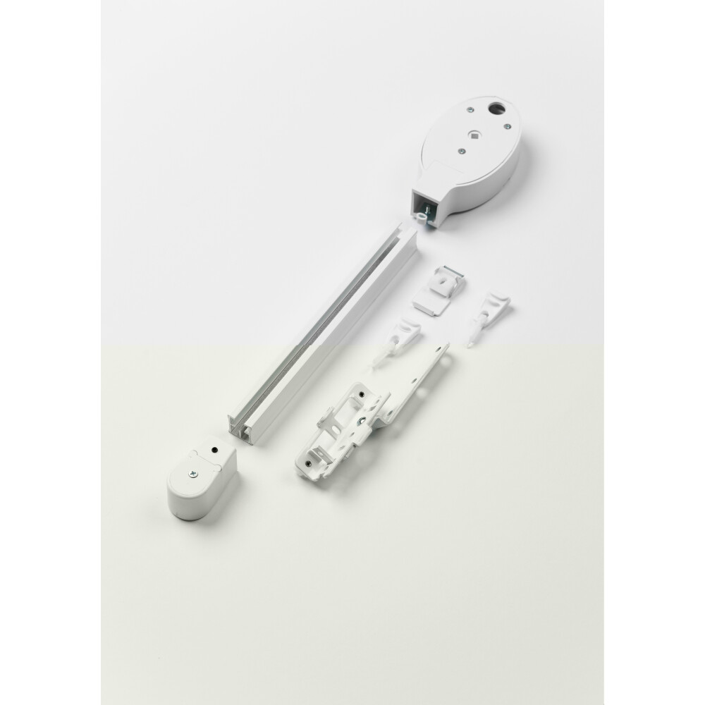 Sina aluminiu motorizata E 1020 alba cu motor Somfy Glydea 60WT
