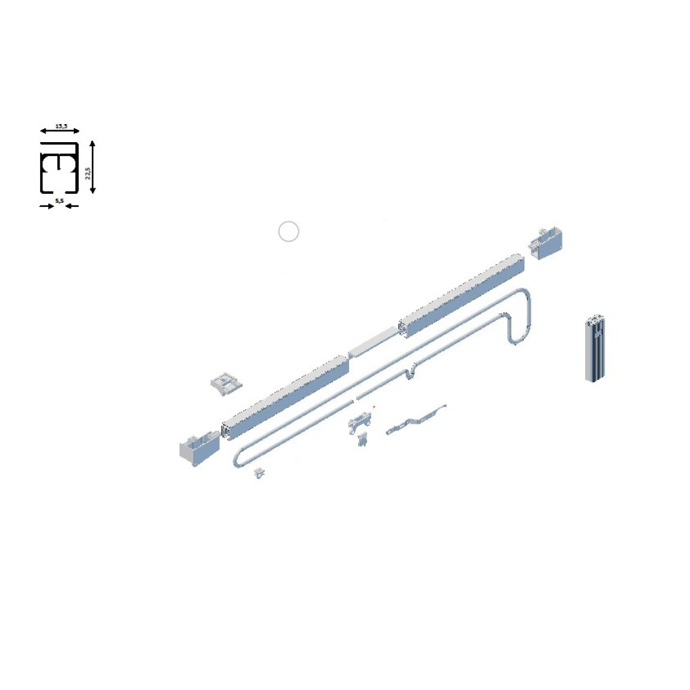 Sina aluminiu cu actionare E36