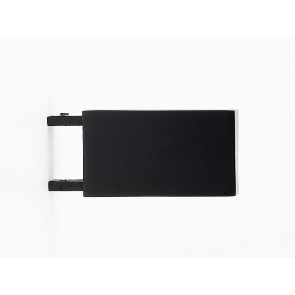 Galerie simpla tavan Square line Square F  negru lucios