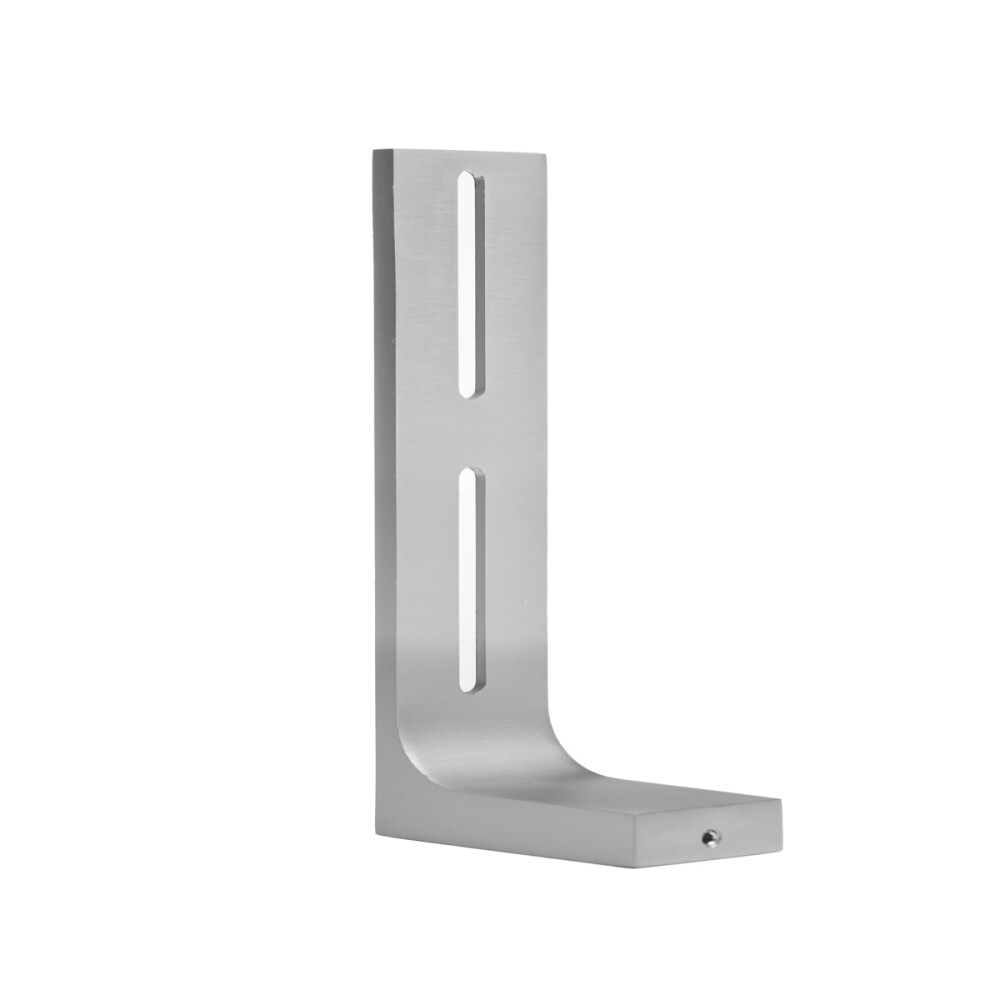 Sina simpla perete Horizon crom mat WAVE cu suport de 10 cm