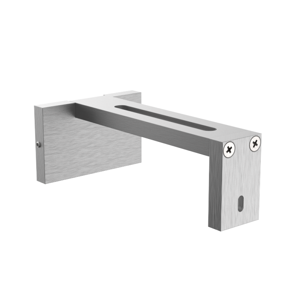 Galerie dubla Logo Topline suport 15 cm alb lucios