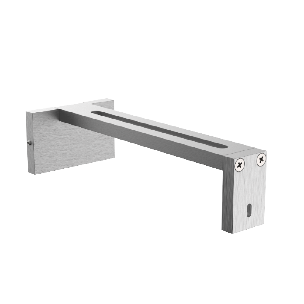Galerie simpla capacel suport 21 cm alb lucios