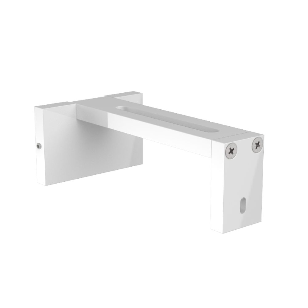 Galerie simpla Square suport 15 cm alb lucios