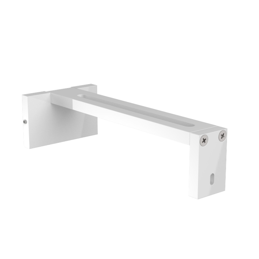 Galerie dubla Square suport 21 cm alb lucios