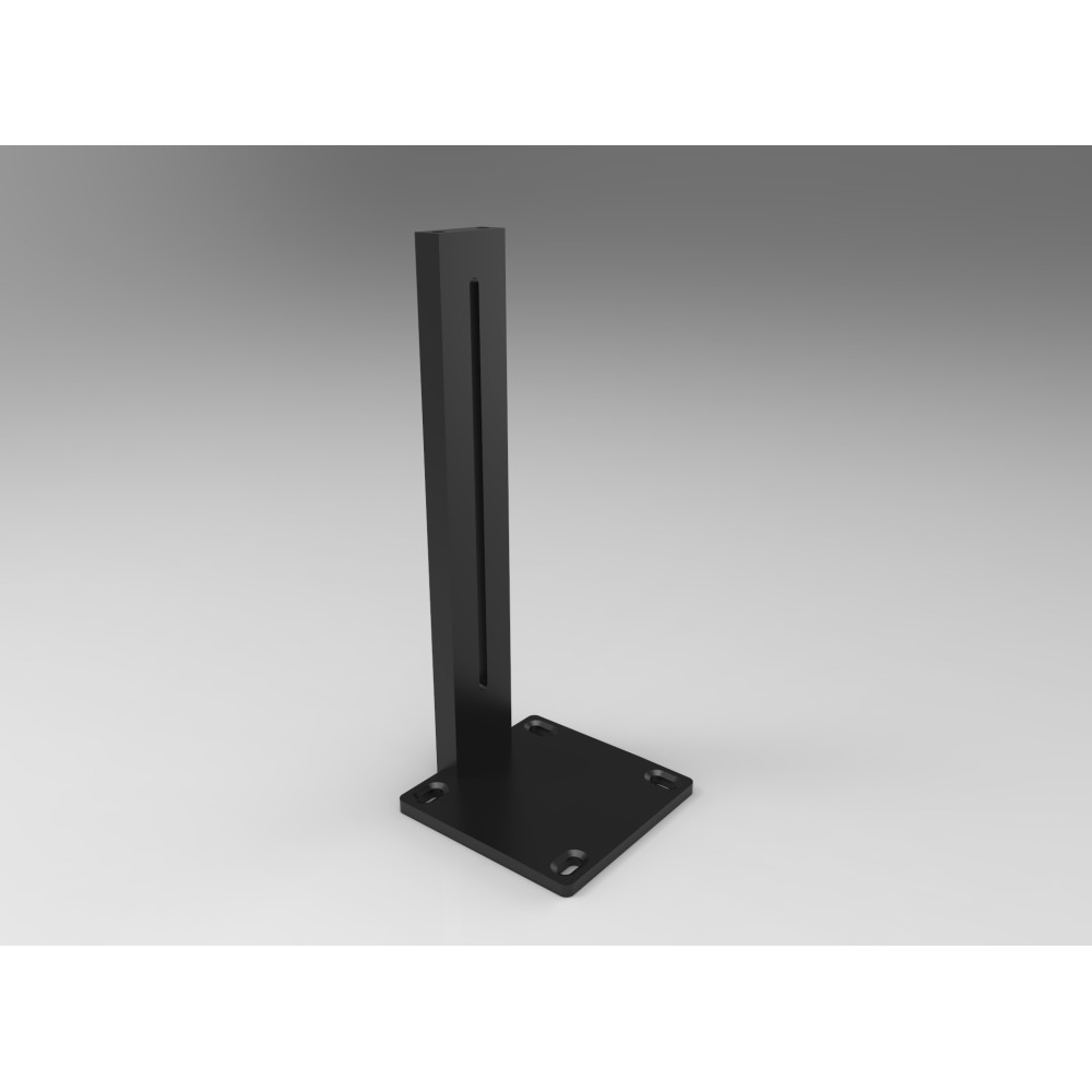 Galerie dubla Galaxy suport 21 cm negru lucios