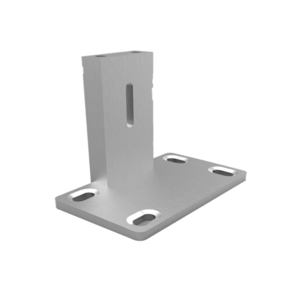 Galerie simpla Square suport 15 cm crom mat