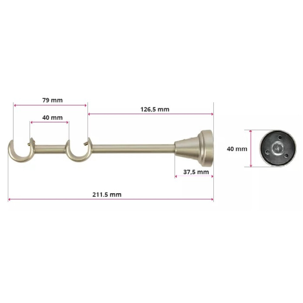 Galerie dubla Xantos fara inele aur antic 19mm