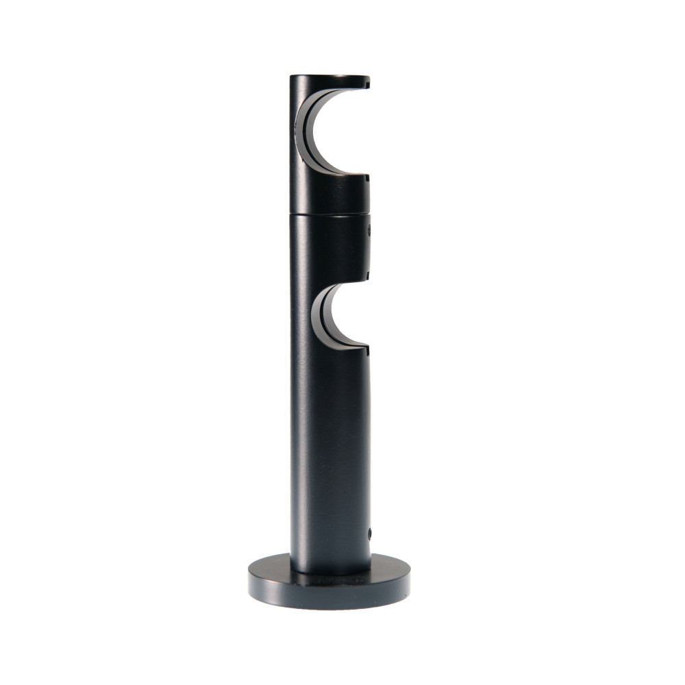 Galerie dubla Lotus profil negru 25mm