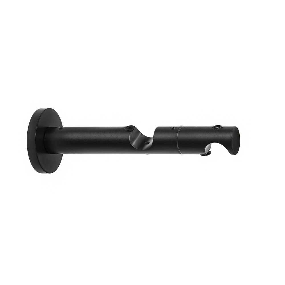 Galerie dubla Kula Crystal profil negru 19mm