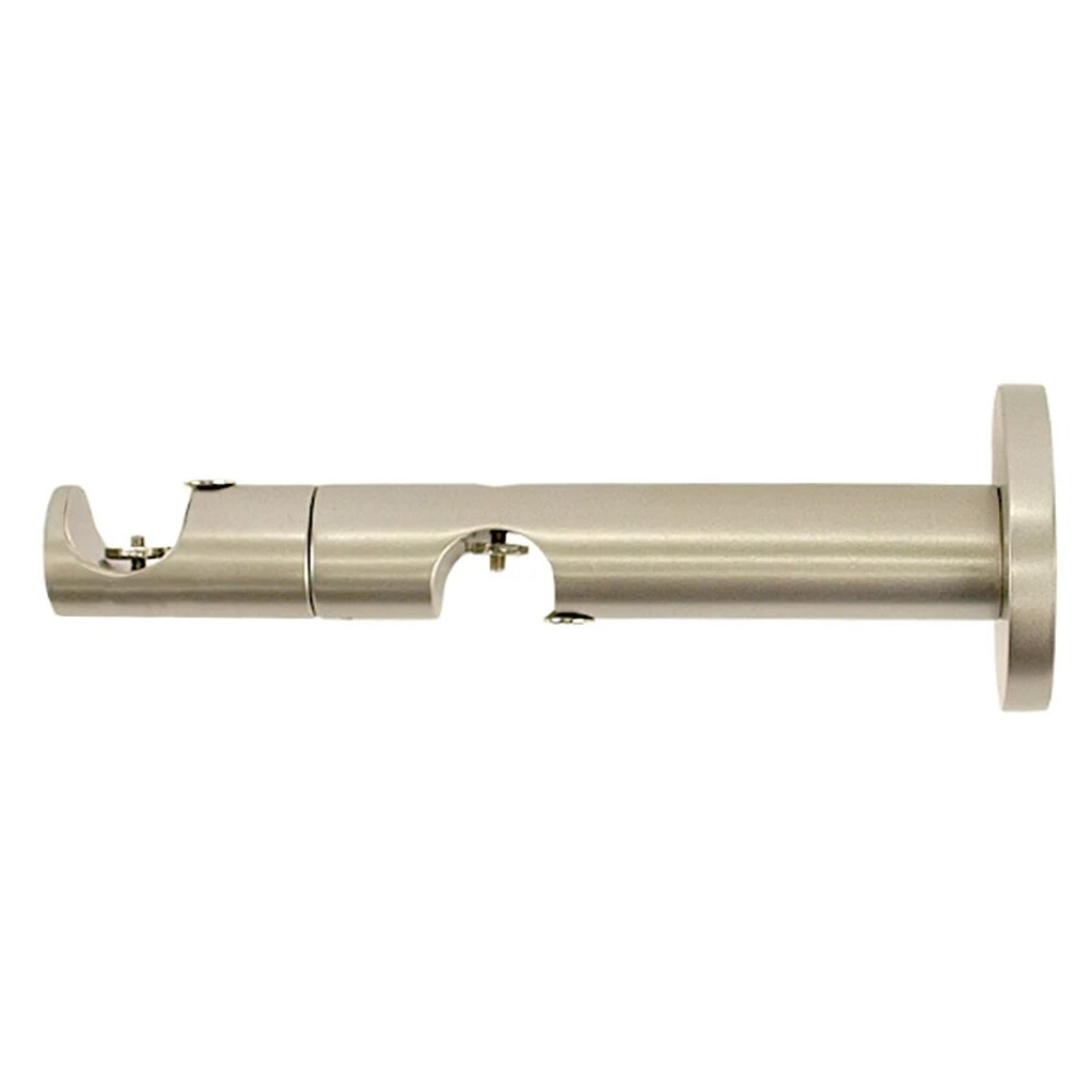 Galerie dubla Capacel teava si profil alb lucios antichizat 19mm