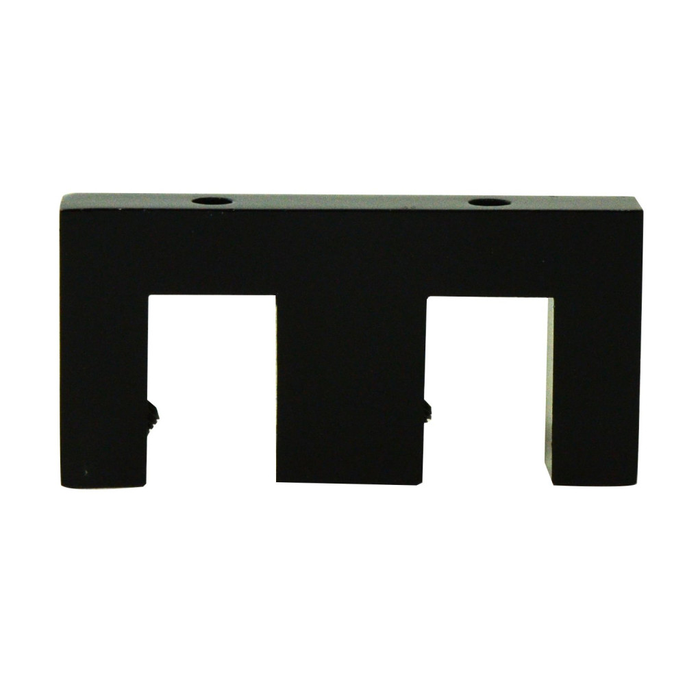 Galerie dubla tavan Square line Qart  negru lucios