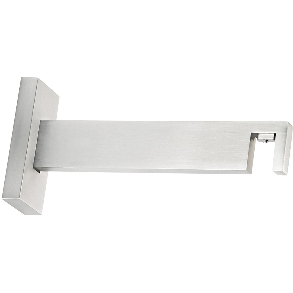 Galerie simpla Square line Boss Negru crom mat