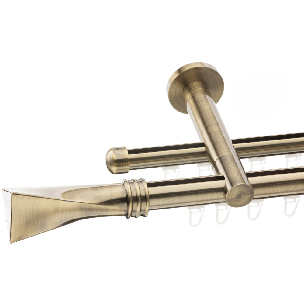 Galerie dubla Swing profil aur antic 25mm