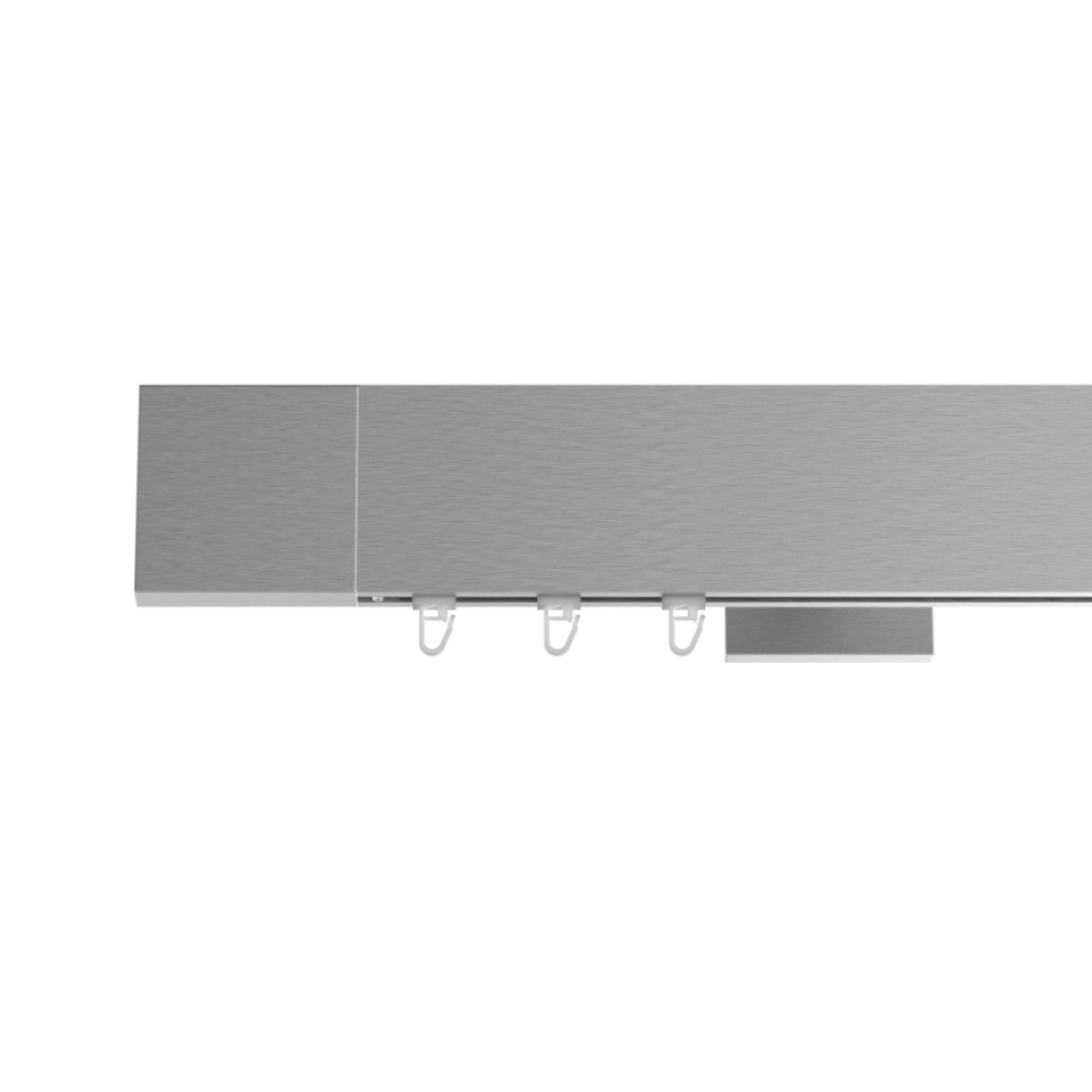 Galerie dubla Square suport 15 cm crom mat