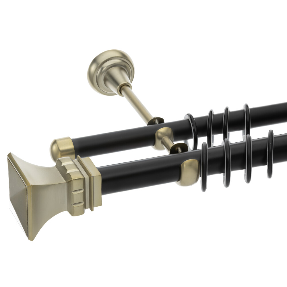 Galerie dubla Verona II black gold 25mm