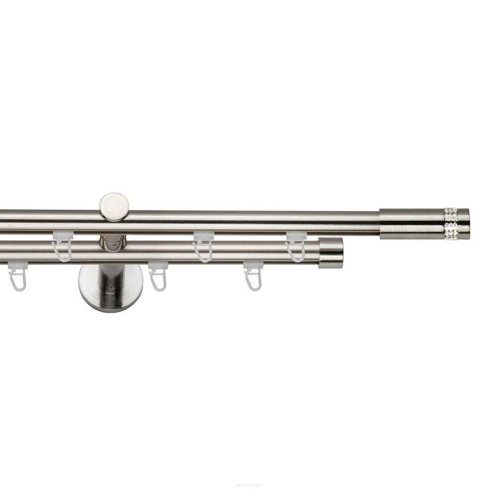 Galerie dubla Xantos profil inox 19mm