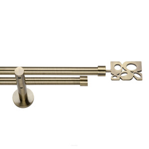 Galerie dubla Bisette suport universal aur antic 19mm