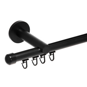 Galerie simpla Capacel profil negru 19mm