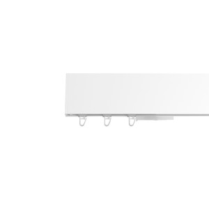 Galerie dubla capacel suport 15 cm alb lucios