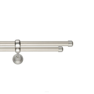 Galerie dubla Capacel crom mat 16mm