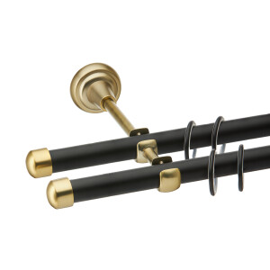 Galerie dubla Capacel II black gold 19mm