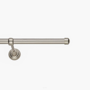 Galerie simpla Capacel fara inele crom mat 19mm