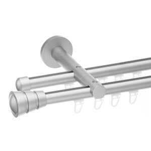 Galerie dubla Corso profil crom mat 19mm