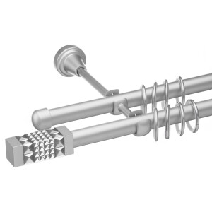 Galerie dubla Cube crom mat 19mm