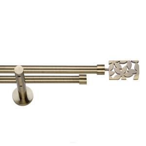 Galerie dubla Delia suport universal aur antic 19mm