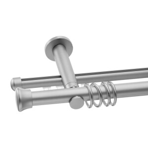 Galerie dubla Fulda teava si profil crom mat 25mm
